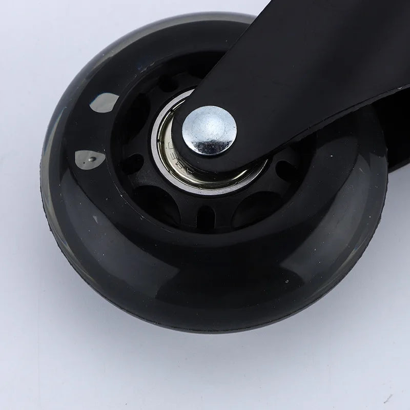 2.5 Inch Multi-Purpose PU Trolley Wheels, 5 Sets, M6/8/10 Shaft