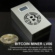 Hot Sale Bitcoin Lucky Miner LV06 Silent Miner Machine BTC Miner 500GH/S Hashrate Crypto Mining Machine Lottery Miner BR Plug