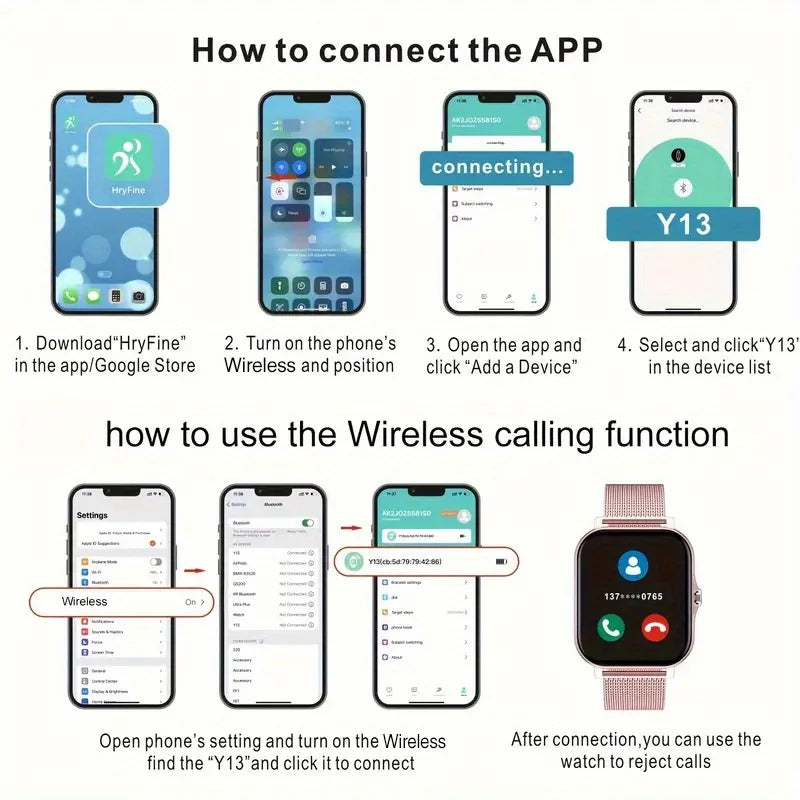 Exclusive 1PC Smart Watch Featuring Wireless Calling, Digital Display, Electronic Movement, Silicone and Stainless Steel Band