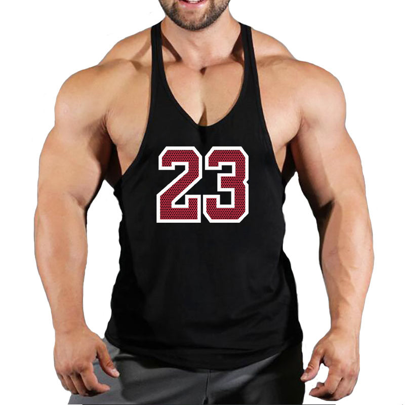 Men's Active Summer Sleeveless Gym Sports T-Shirt