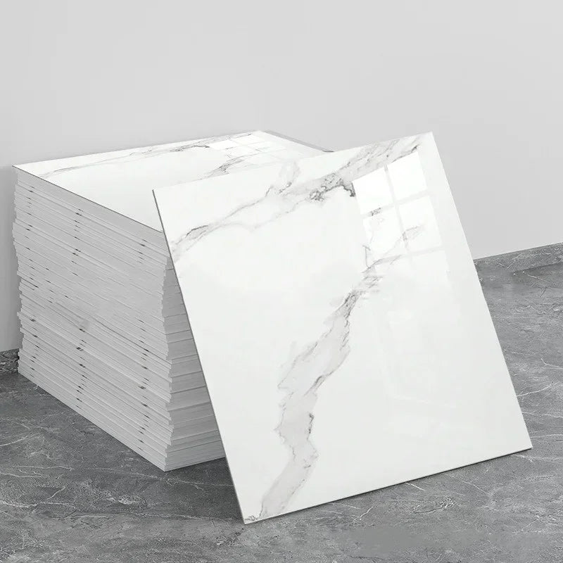 Peel and Stick Floor Tile Stickers Waterproof Vinyl Flooring Marble Vinyl Tiles for Kitchen Bedroom Laminate Flooring Bathroom