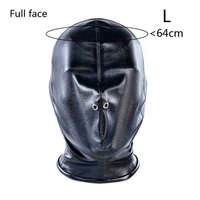 Mặt Nạ Da Bịt Kín Mặt Cosplay Gợi Cảm Unisex