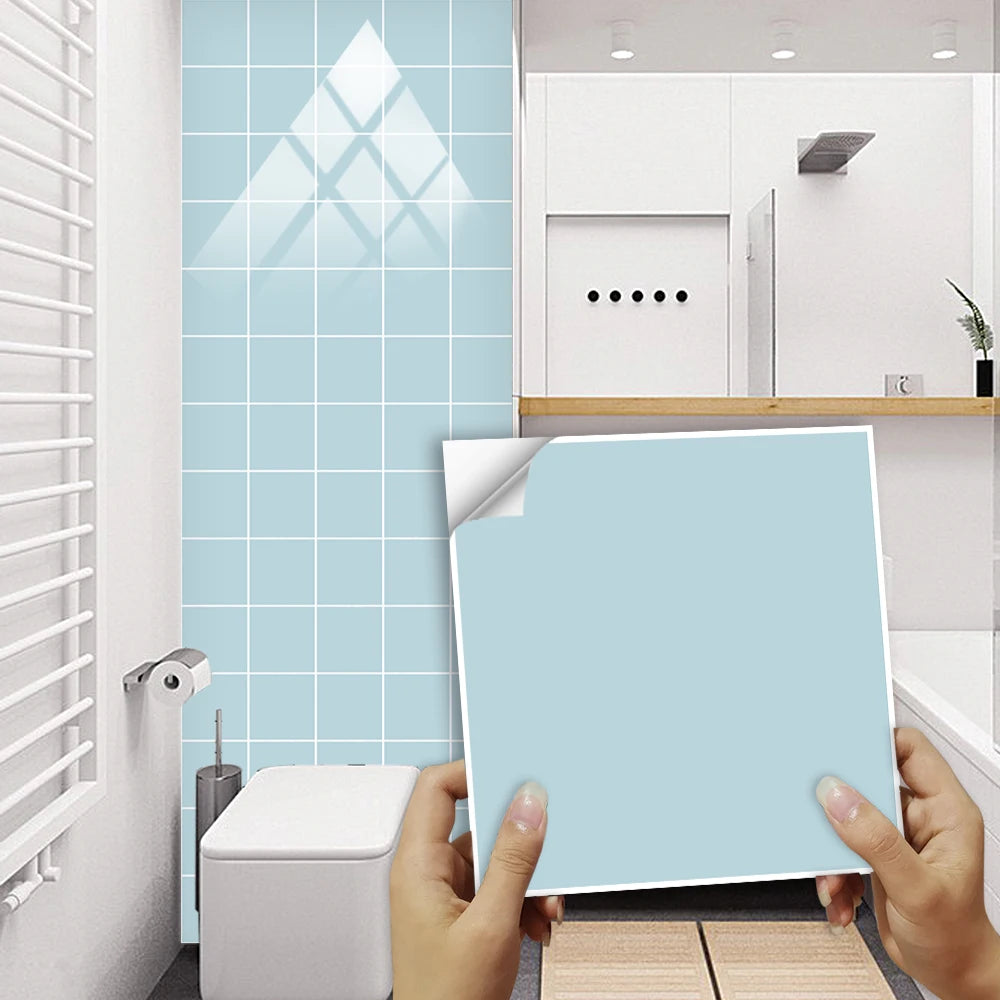 10 pieces of waterproof turquoise wall tiles