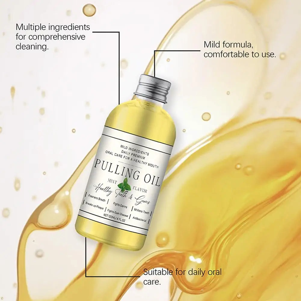 Organic Coconut Oil Mouthwash Deodorizes &amp; Cleans Teeth