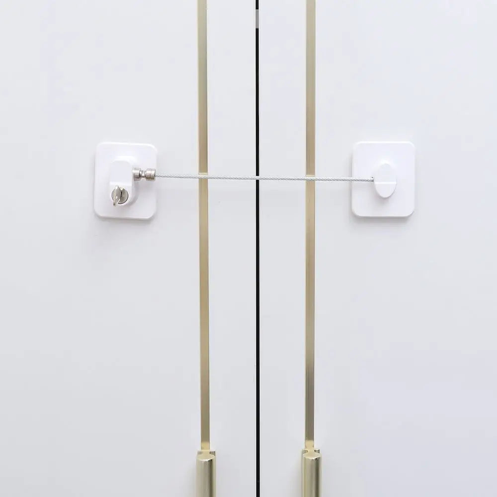 Baby Safety Refrigerator Lock With Keys or Coded Lock Infant Cabinet Locks Sliding Closet Door Lock Children Protection - Daisan Mart