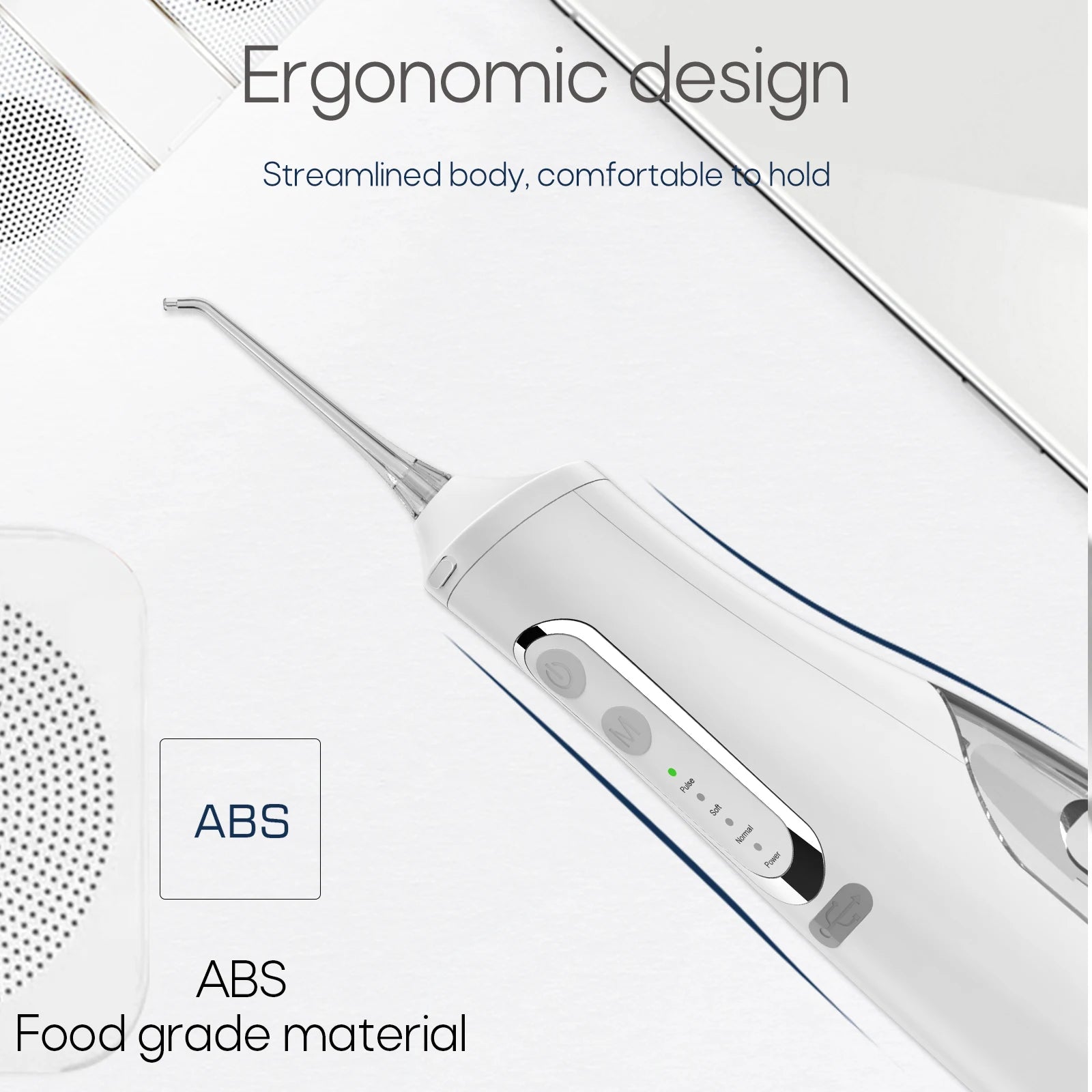 Máy Tăm Nước USB Sạc Điện Du Lịch 310ML Chống Nước IPX7