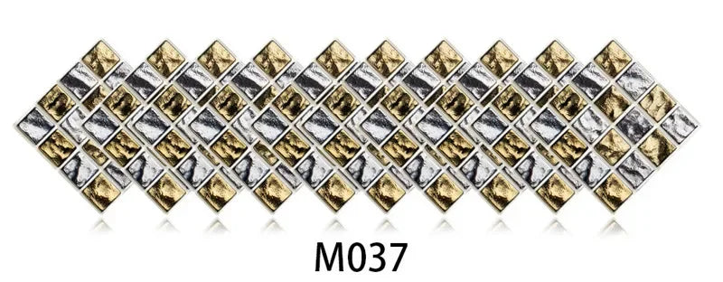 10pcs/set Marble Mosaic Tiles Wall Sticker Transfers Flat Covers for Kitchen Bathroom Stitching Stickers Self-adhesive Removable