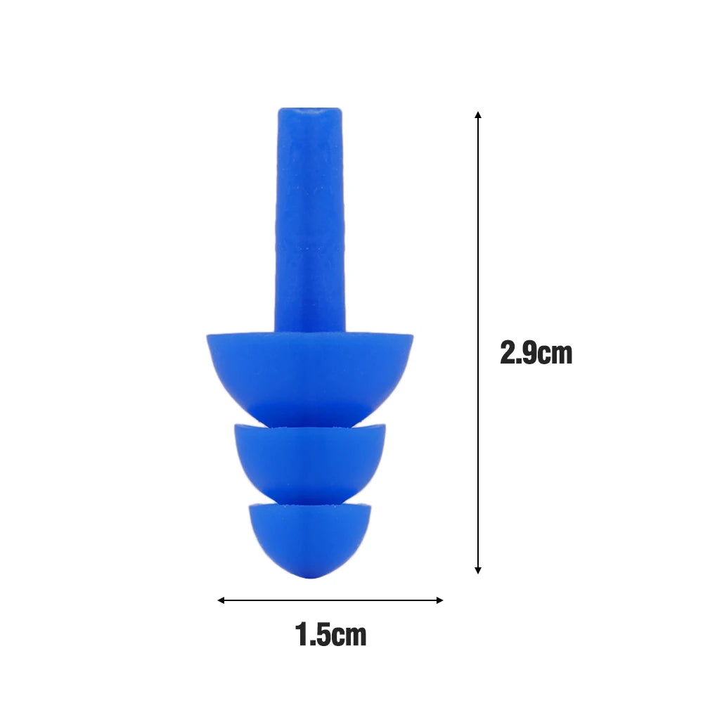 Nút Tai Chống Nước Giảm Ồn Silicone Cho Bơi Lội - Daisan Mart