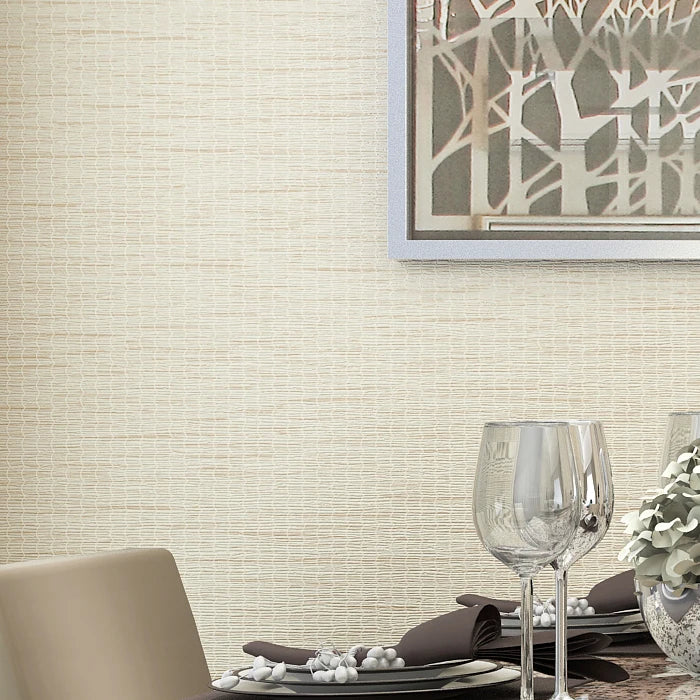 Elegant Solid Color Japanese Linen Wallpaper