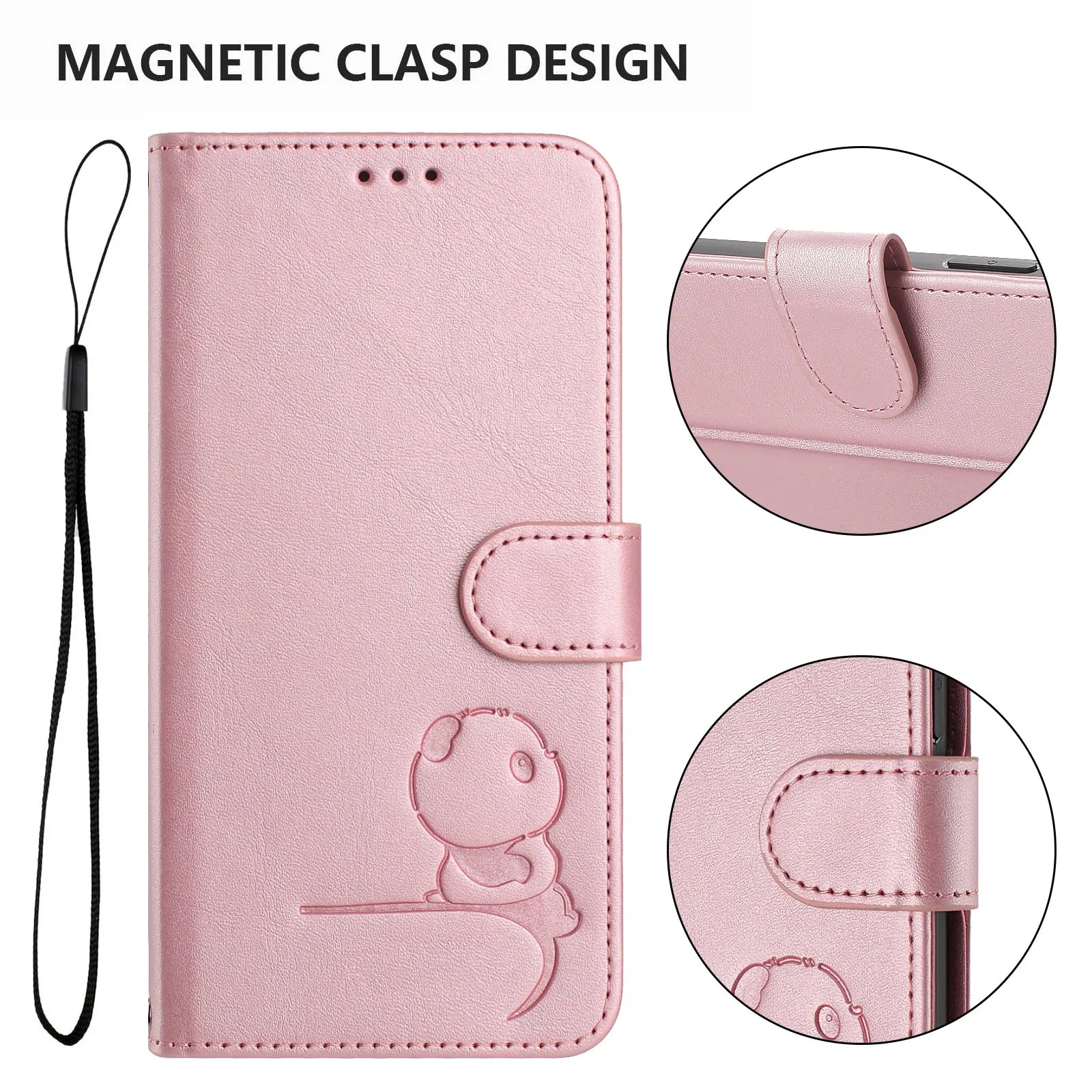 3D Bear Leather Wallet For iPhone - Multi-Functional Case