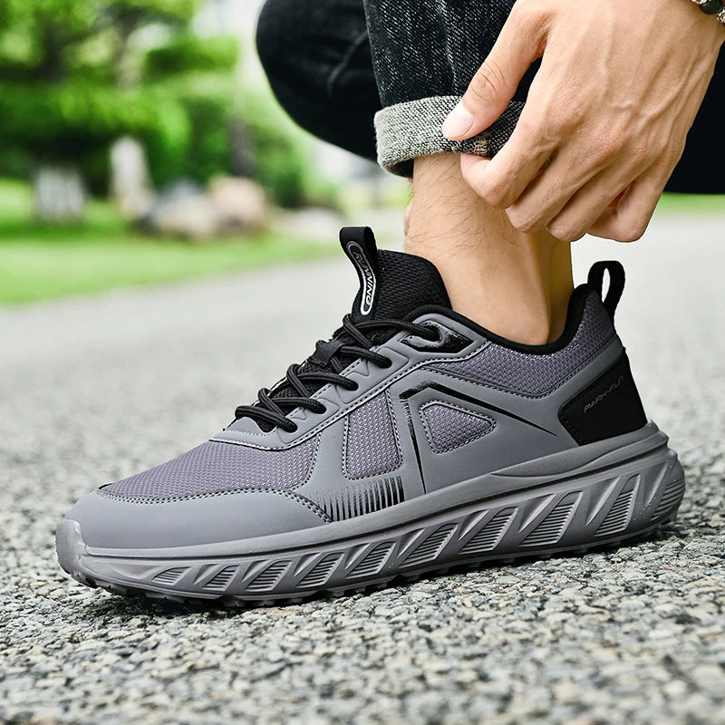 Men's Running Shoes Wide Sole Breathable Anti-Slip