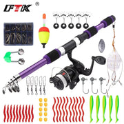 Bộ Cần Câu Carbon 1.8M Du Lịch Đầy Đủ Phụ Kiện