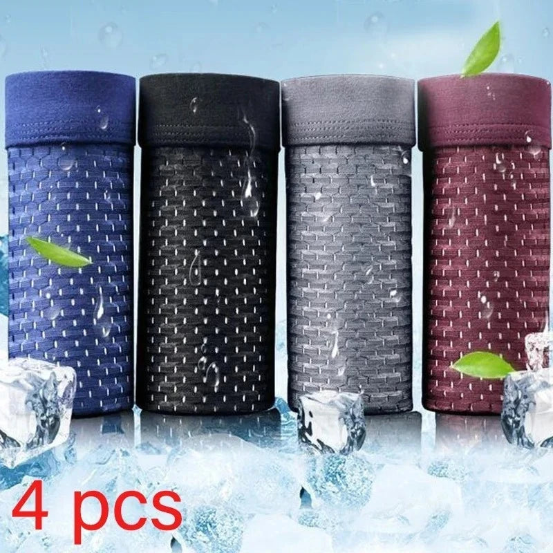 Men's Bamboo Boxer Shorts Breathable Deodorizing Super Soft