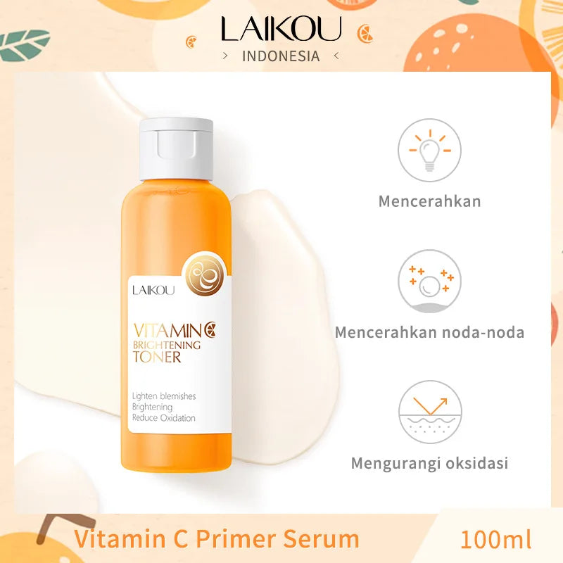 Vitamin C Brightening Toner 100ml Skin Care Hydrating Moisturizer for Glowing Skin with Antioxidant Properties Korean Skin Care