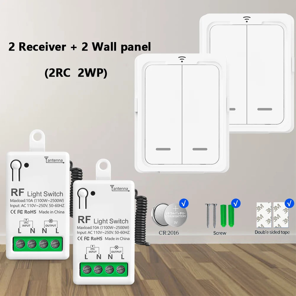 Mini 433MHz RF Remote Control Switch for LED Lights