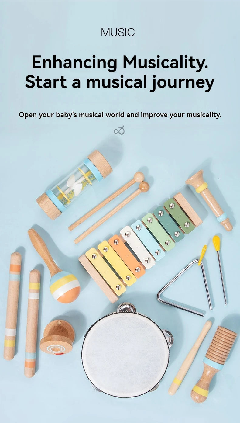 Creative Wooden Musical Toys - Birthday Gifts