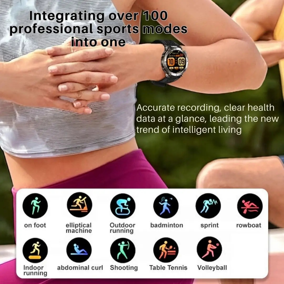 Men's Smart Watch - Call, Compass, LED, Sports