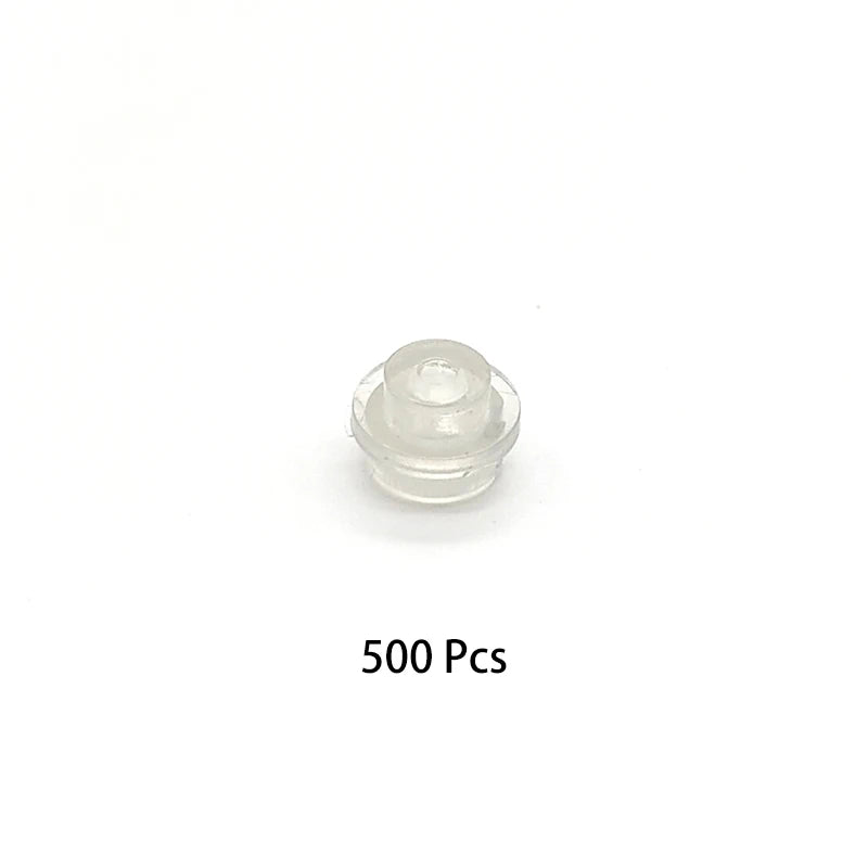 Universal Small Bricks 6141 Plate 1x1 Round Transparent Blue Brick Building Blocks Ocean Seascape Seawater Parts House DIY Toys