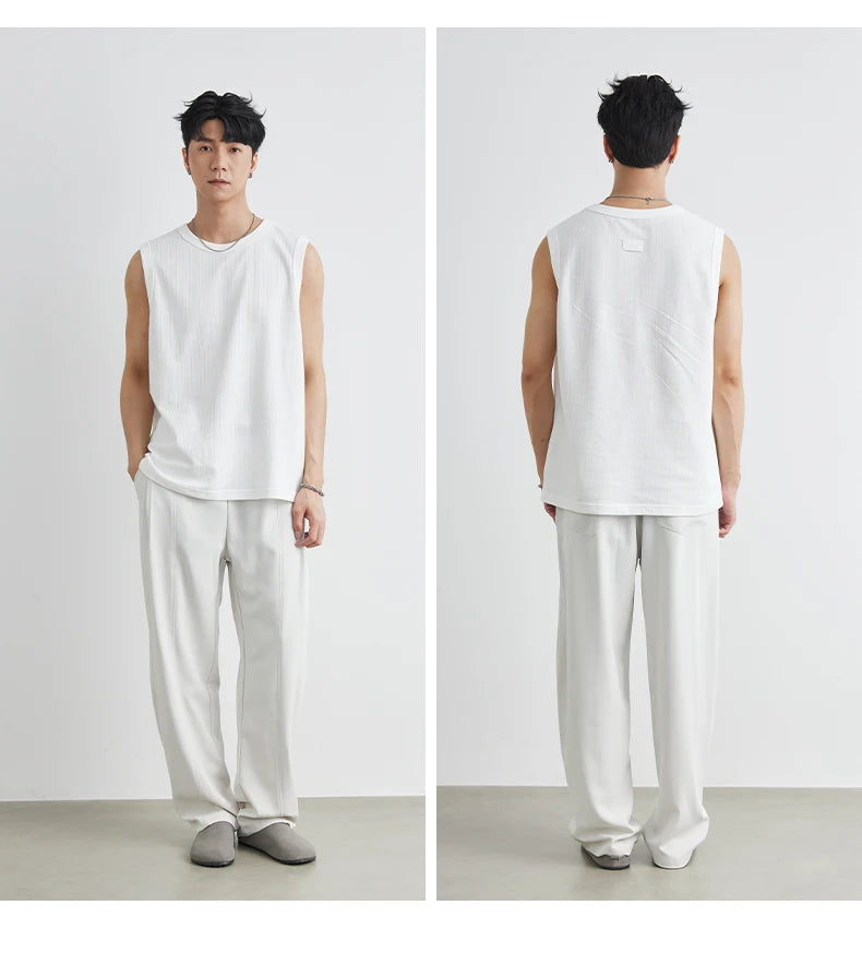 Áo Thun Nam Mùa Hè Thoáng Khí Tập Gym Không Tay