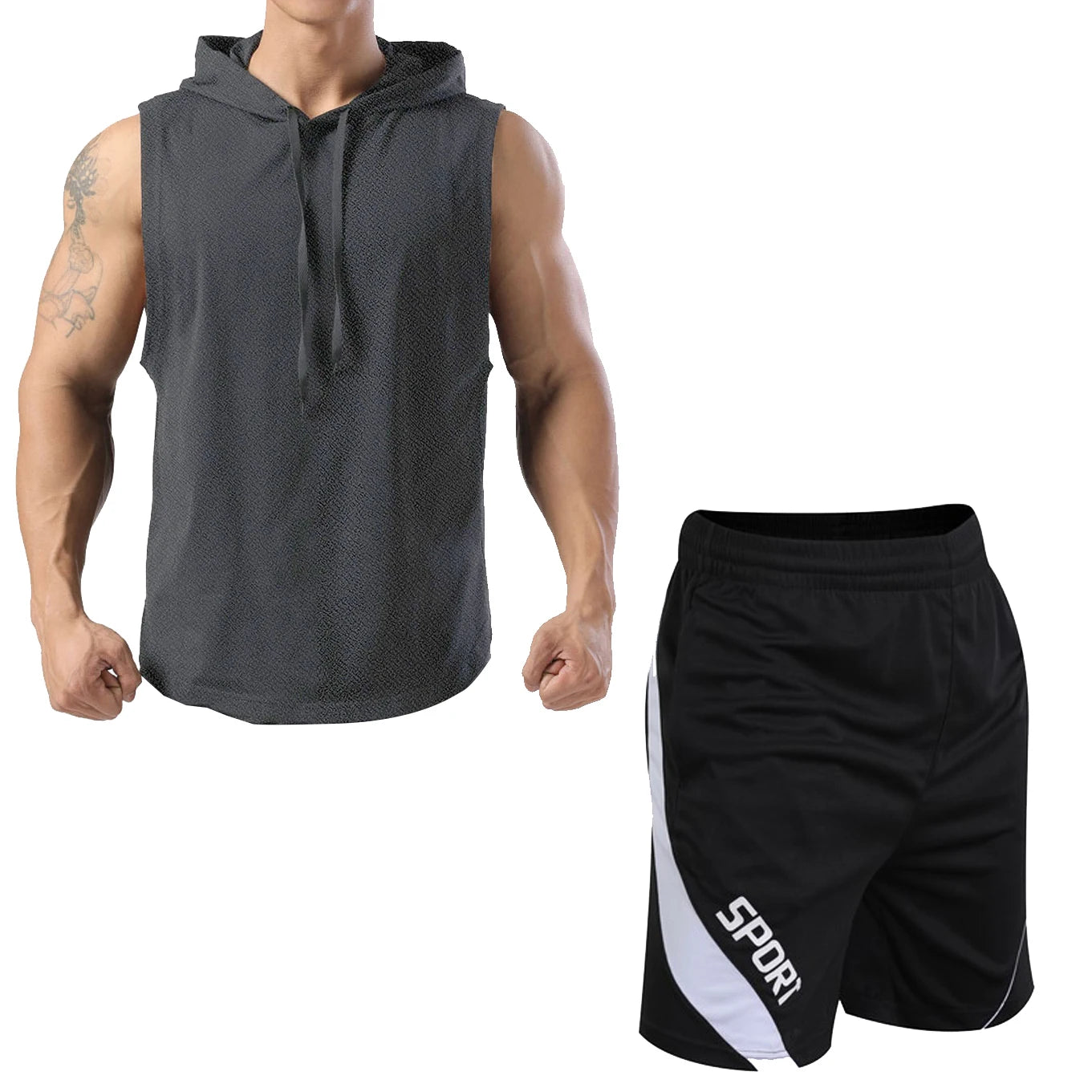 Áo Thun Nam Thể Hình 2025 - Tank Top Cộc Tay Sành Điệu