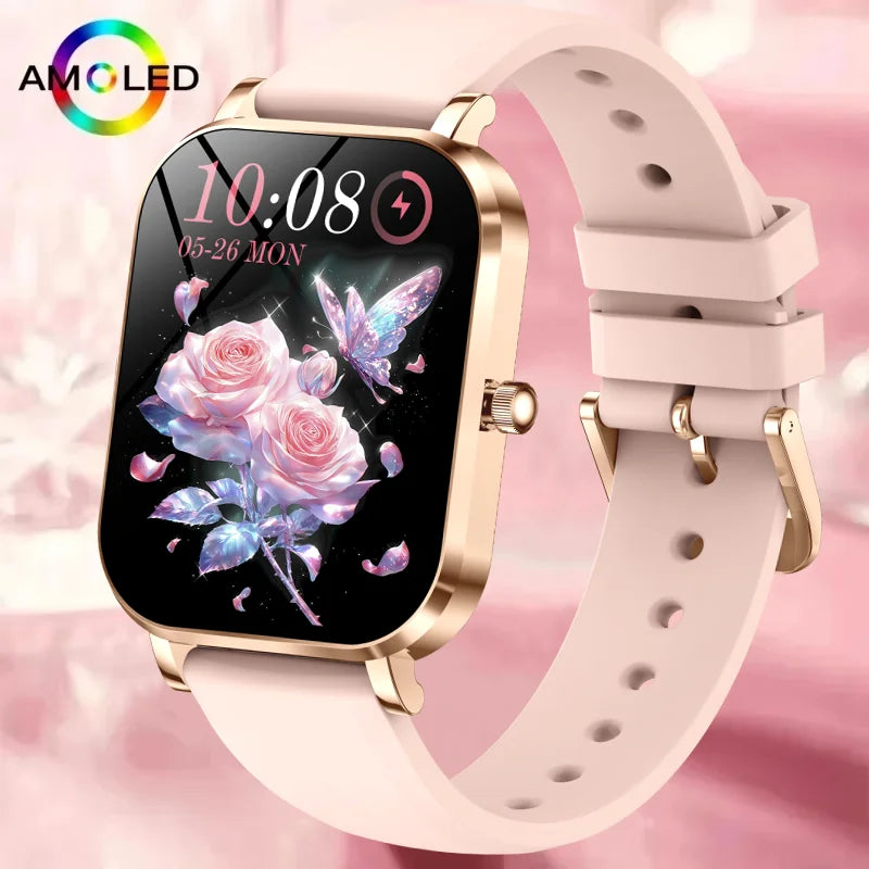 Đồng Hồ Thông Minh Nữ 2025 Cảm Ứng Gọi Bluetooth