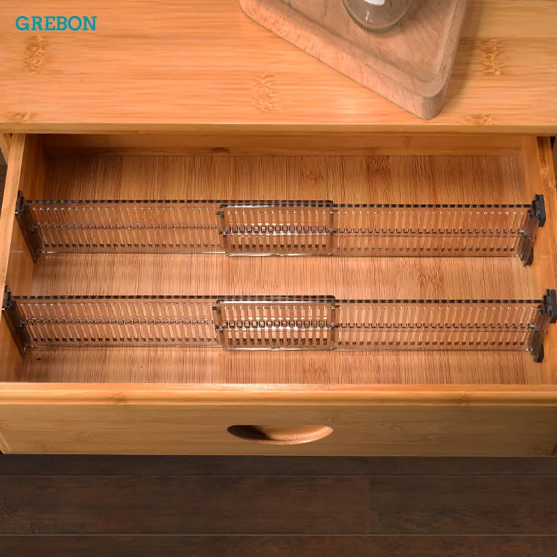 Multi-Function Adjustable Drawer Divider for Storage