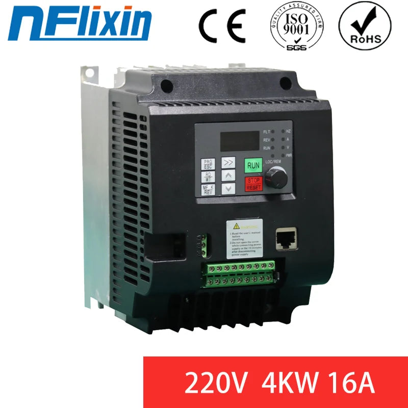 Biến tần 9600D 1.5kW 1 pha 220V sang 3 pha 220V - Daisan Mart