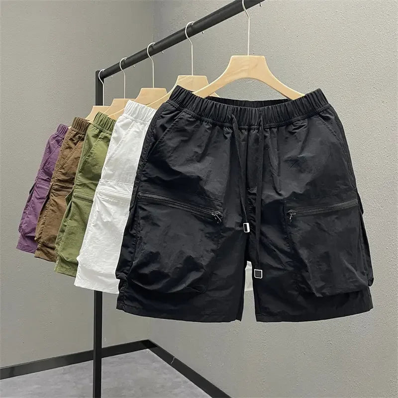 Men's Summer Sports Pants Stretch Comfortable 4/5