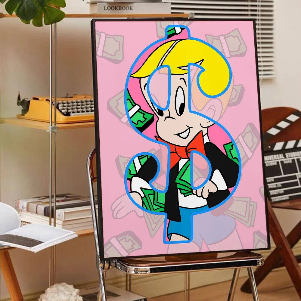 Alec Monopoly Graffiti Art Money Good Quality Prints and Posters Waterproof Paper Sticker Coffee House Bar Posters Wall Stickers
