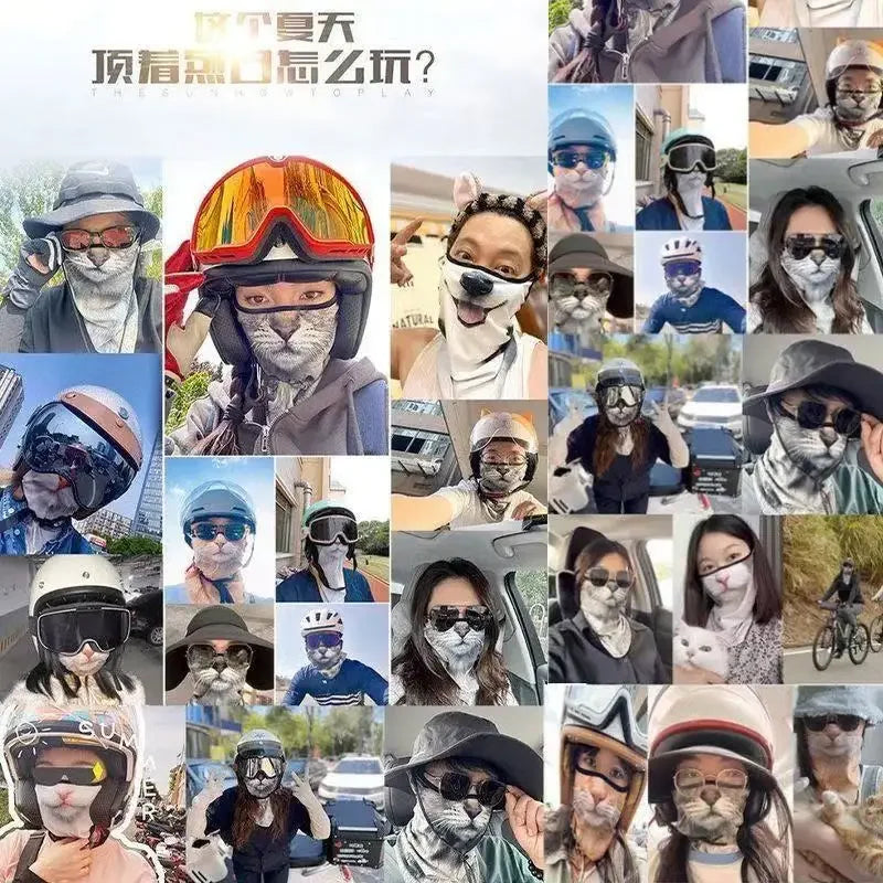 Mặt Nạ Biker Đa Năng Chống Gió Bụi Cho Nam