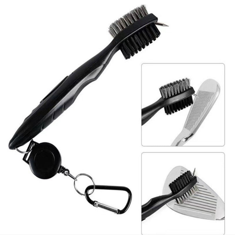 Double-Sided Golf Groove Cleaning Brush - Care Tool