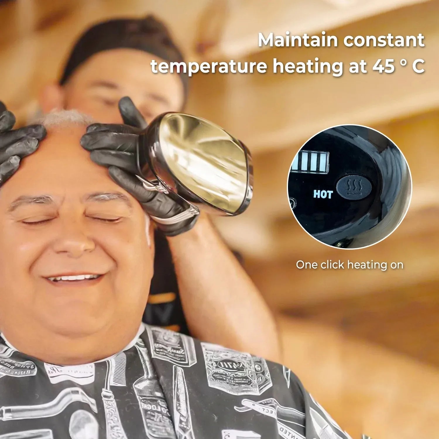 Barberology Pro Cordless Handheld Head Massager for Men