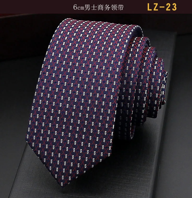 高品質藍色絲質領帶 8厘米