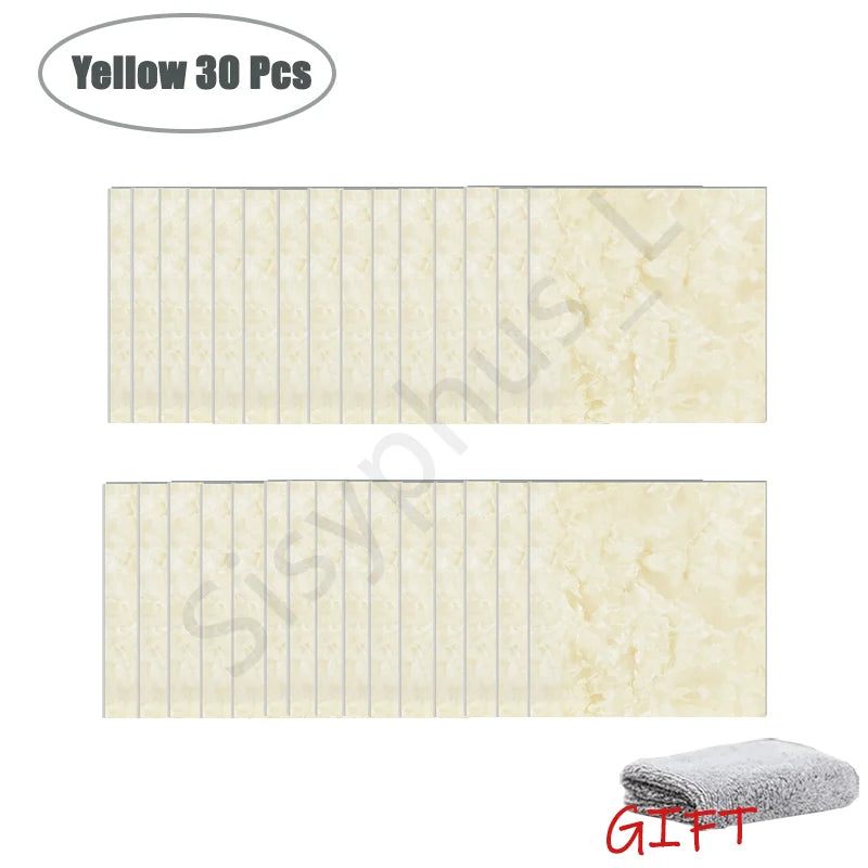 Miếng Dán Tường Vân Đá PVC Chống Nước 10-50 Miếng - Daisan Mart
