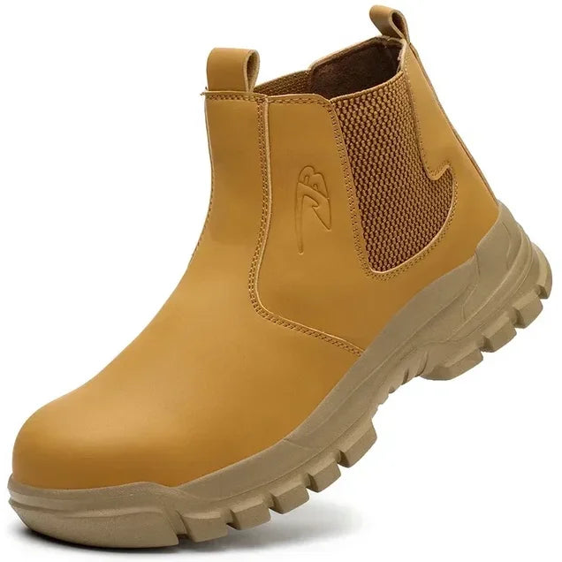 Industrial Safety Waterproof Leather Safety Shoes 2024