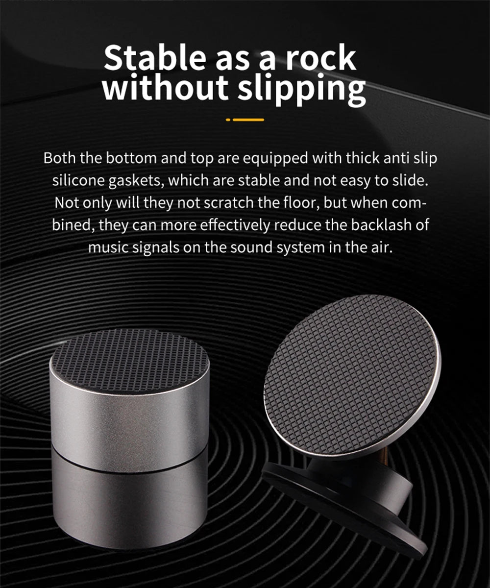 Chân Đế Nhôm Chống Rung Cao Cấp Cho Amply & Loa