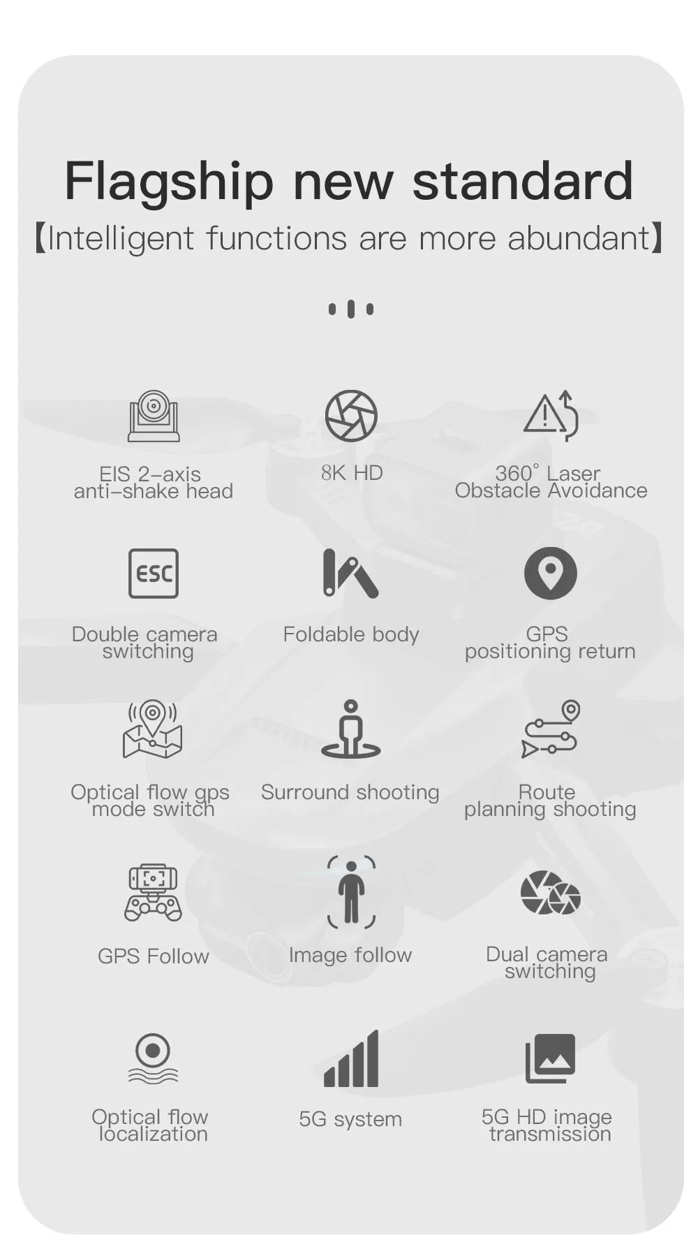 L200 Pro Max 5000M GPS Drone 8K Professional HD Camera FPV Dron 2-Axis Gimbal Foldable Obstacle Avoidance RC Quadcopter VS L600