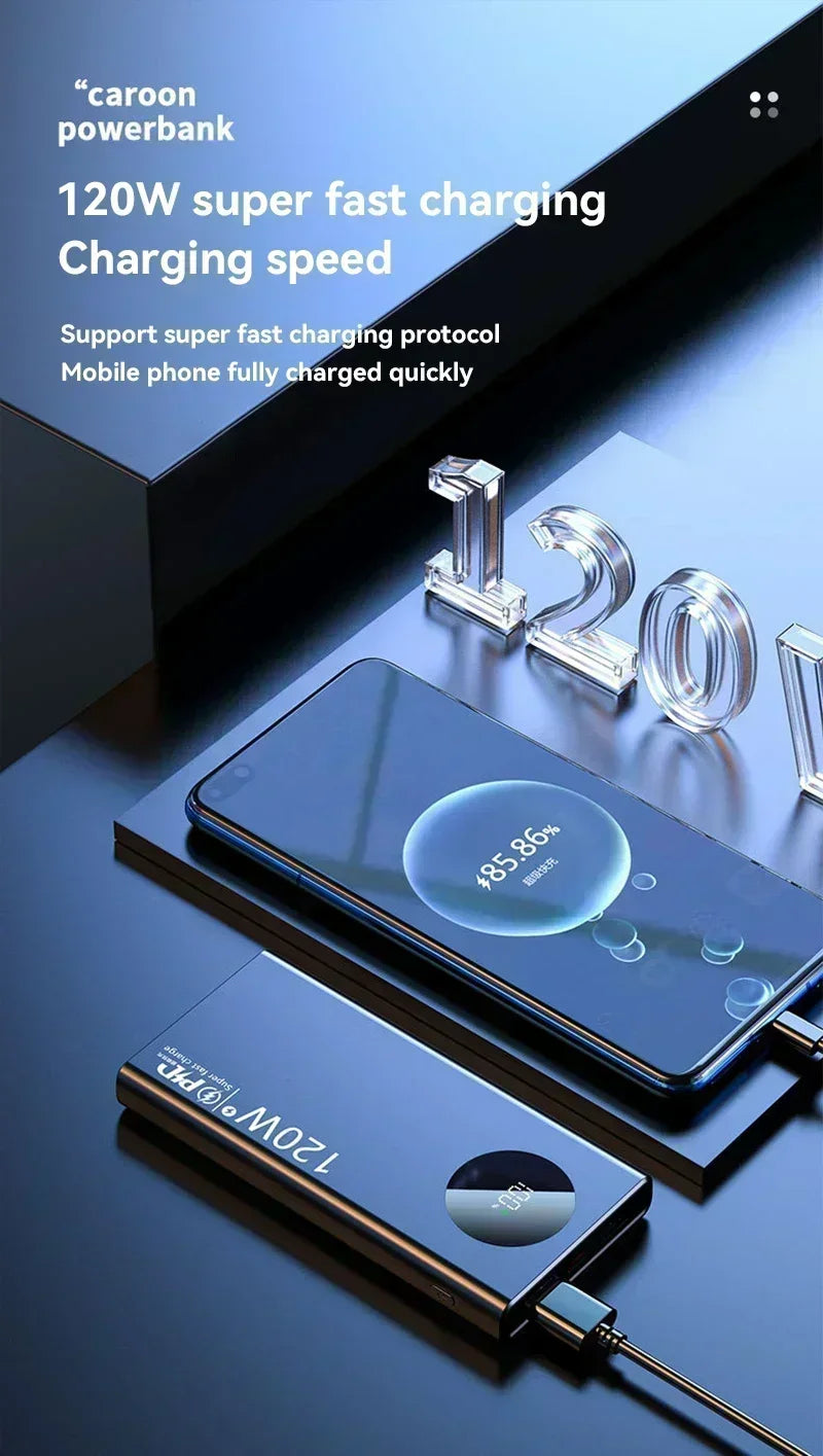 Super Power Bank 120W 50000mAh Fast &amp; Powerful