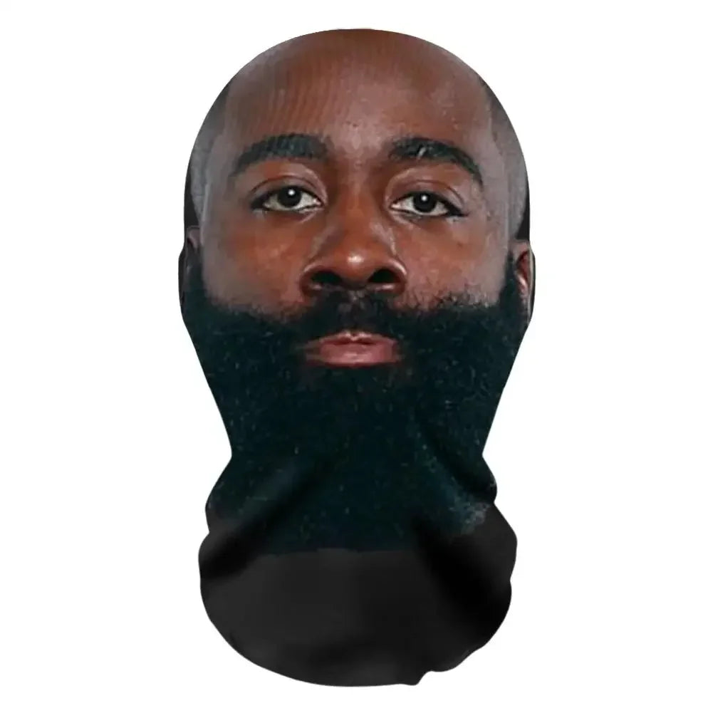 Mặt Nạ Đen 3D Lưới Thoáng Khí Trùm Đầu Cosplay