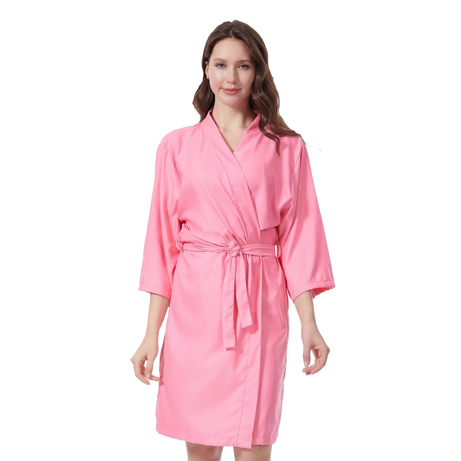 Microfiber Unisex One Lined Cooling Robe with Belt, Soft Lightweight and Super Absorbent, Friendly-Skin, Beach, Bathroom