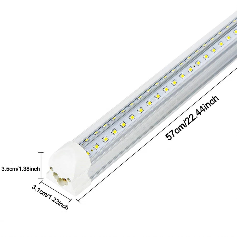 T8 20W 2000LM 57CM LED Tube Light Super Bright