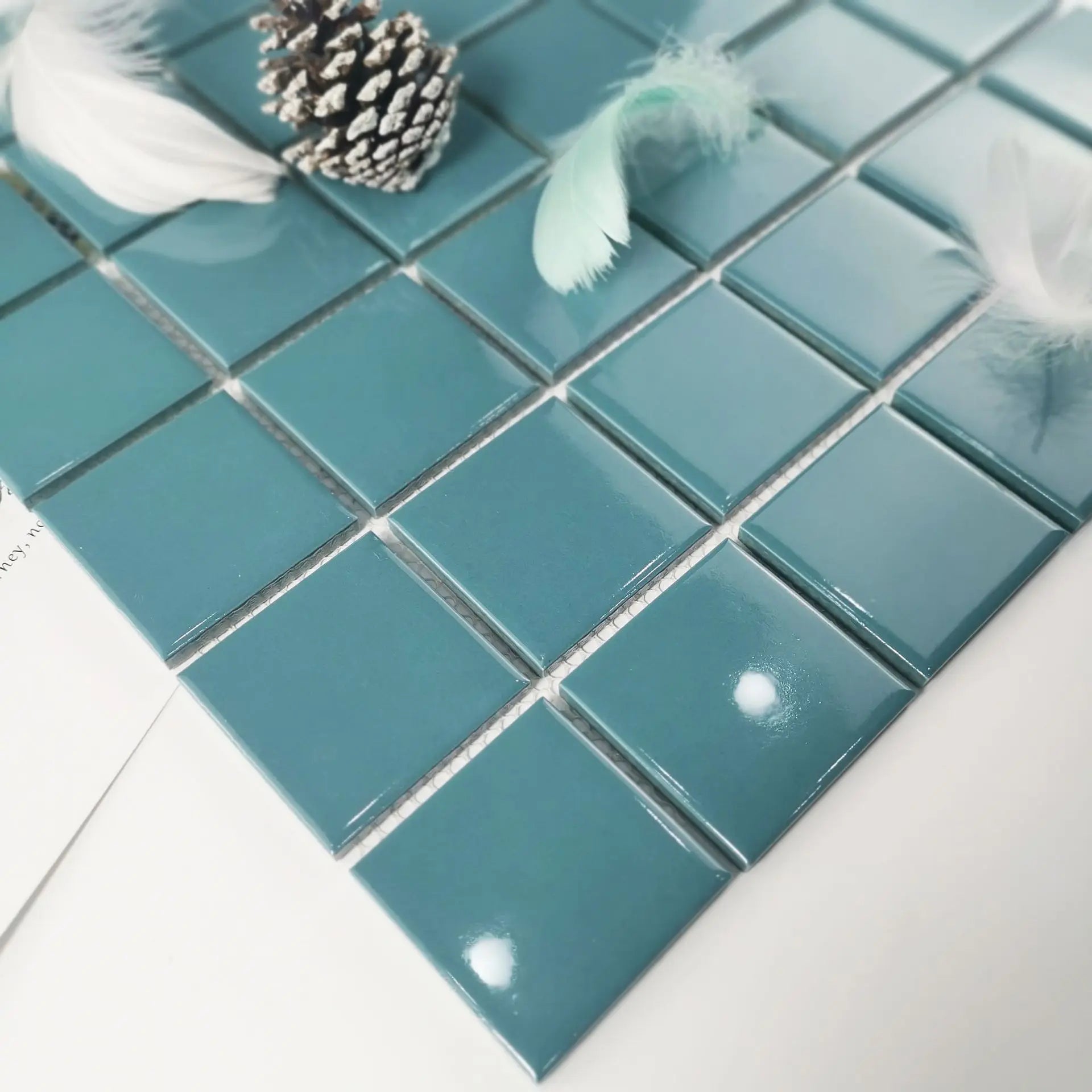 Gạch Mosaic Gốm Ốp Lát Hồ Bơi, Nhà Tắm, Bếp