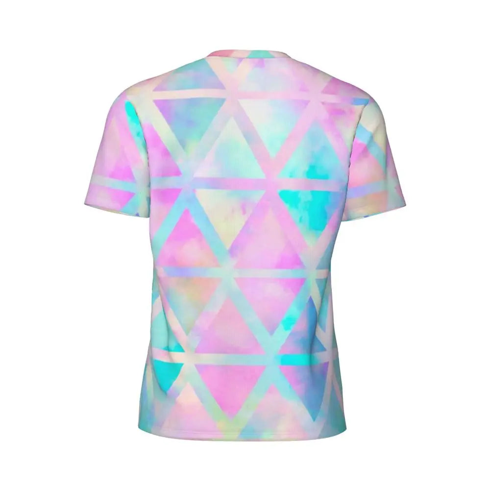 Áo Thun Nam Ombre Tím Hồng Thời Trang Hè Đầy Phong Cách