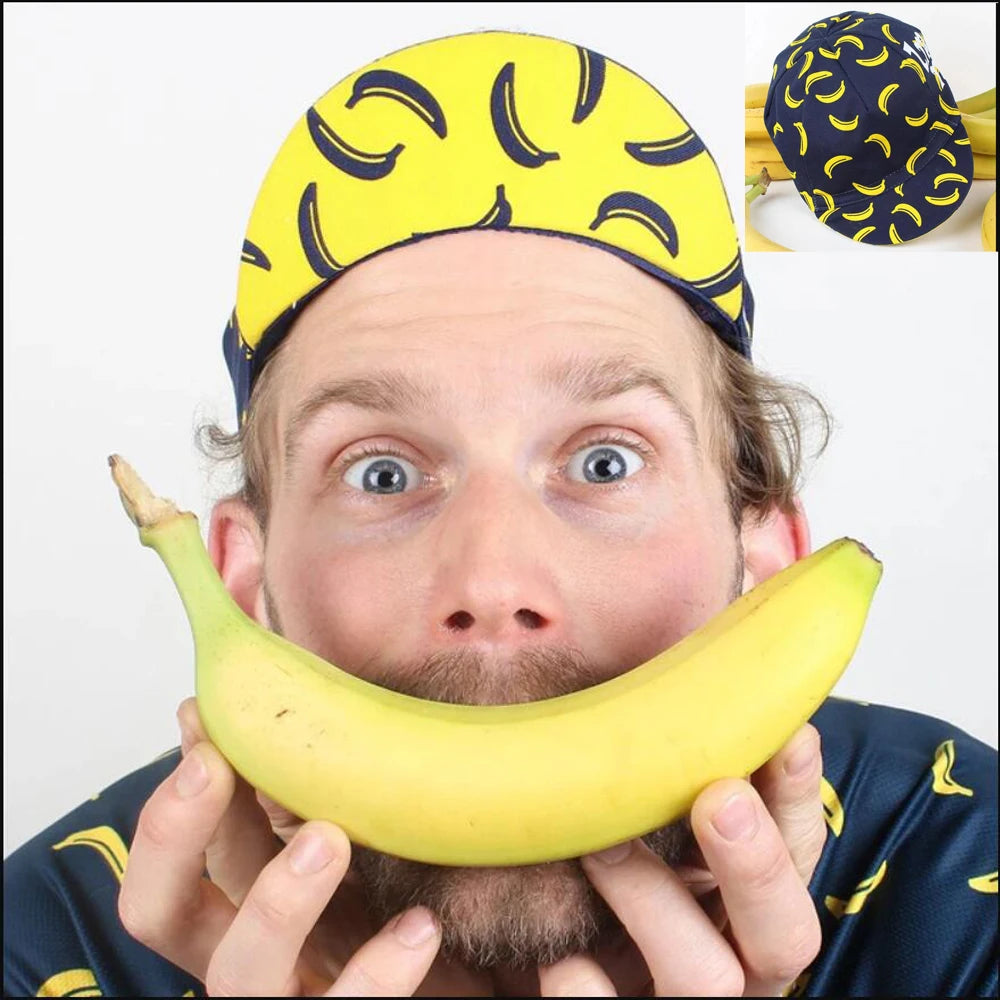 Banana Cycling Cap Bike Hat One Size Fits Most