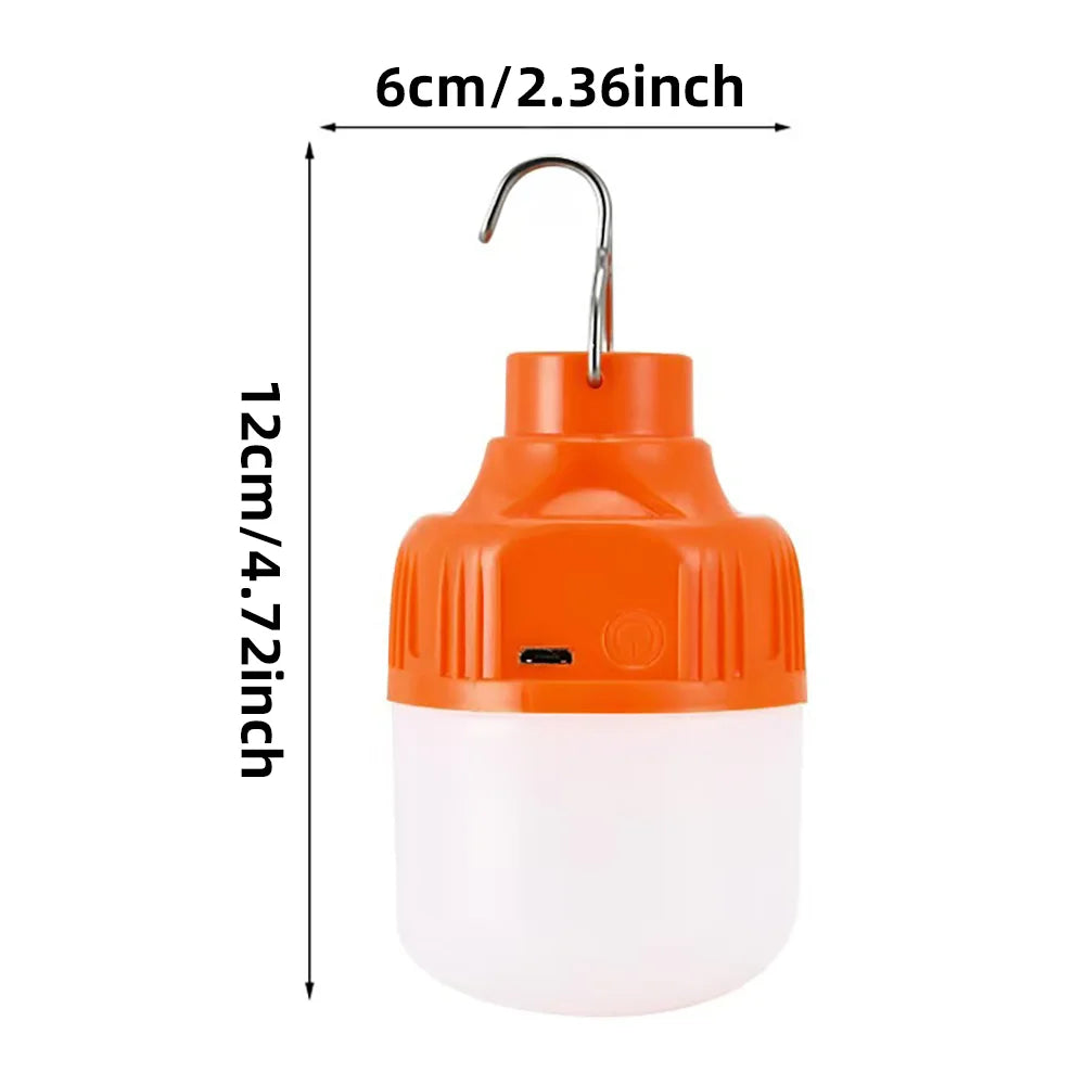 Portable Waterproof USB Rechargeable Outdoor LED Hanging Light