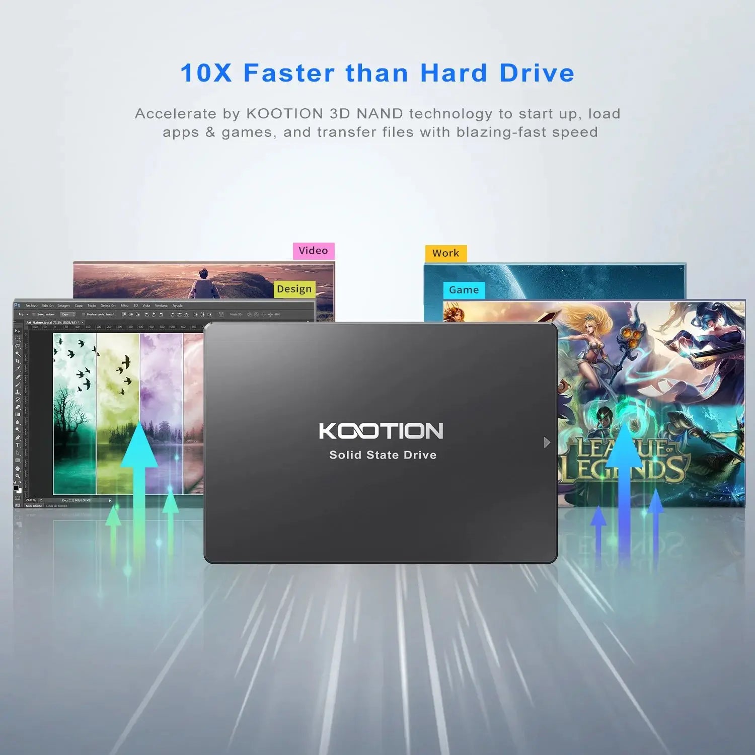 KOOTION Internal SSD Hard Drive - Various Capacity