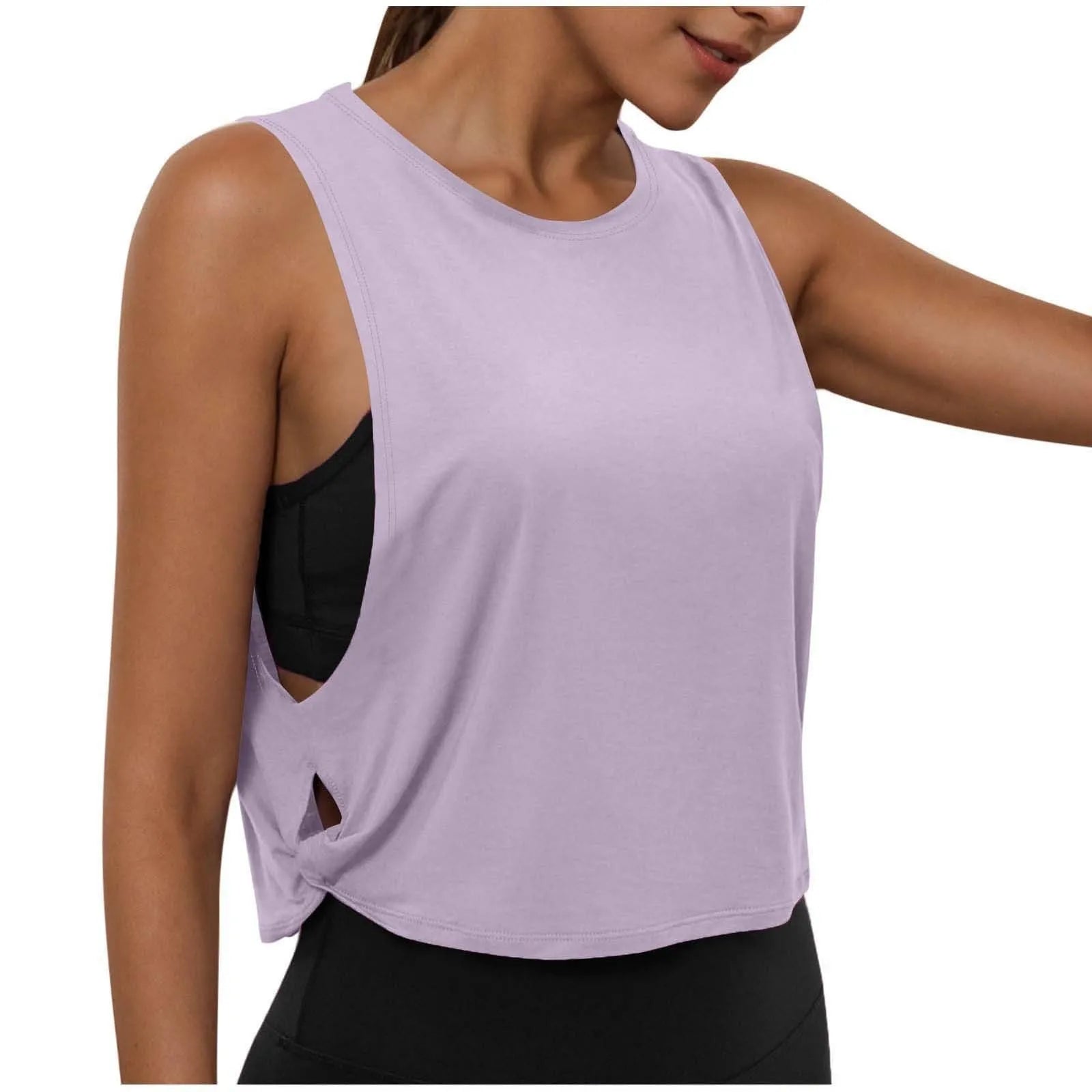 Áo Tank Tập Gym Nữ Không Tay Thoáng Mát Thời Trang - Daisan Mart