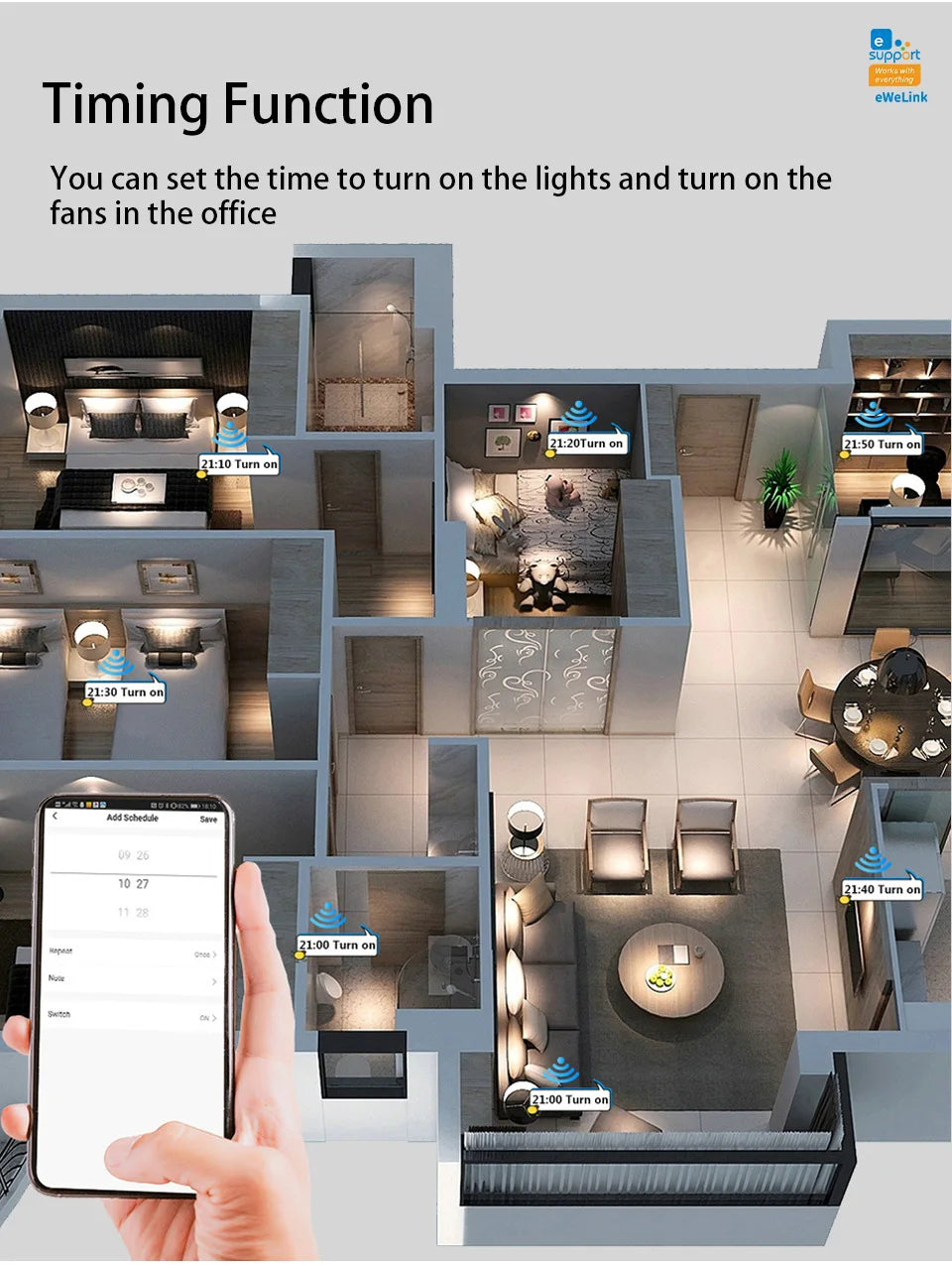 Tuya EWeLink EU Smart Switch - Voice Control