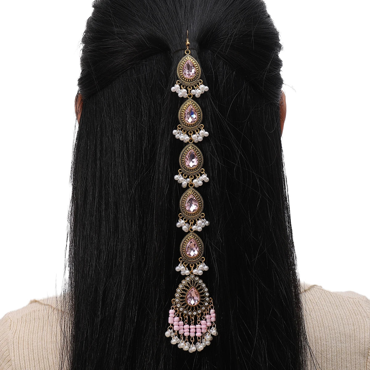 Luxurious Women's Boho Rhinestone Hair Clip