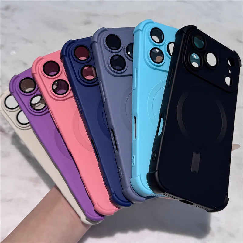 Ốp Lưng Silicone Cao Cấp iPhone 17 Air Magsafe